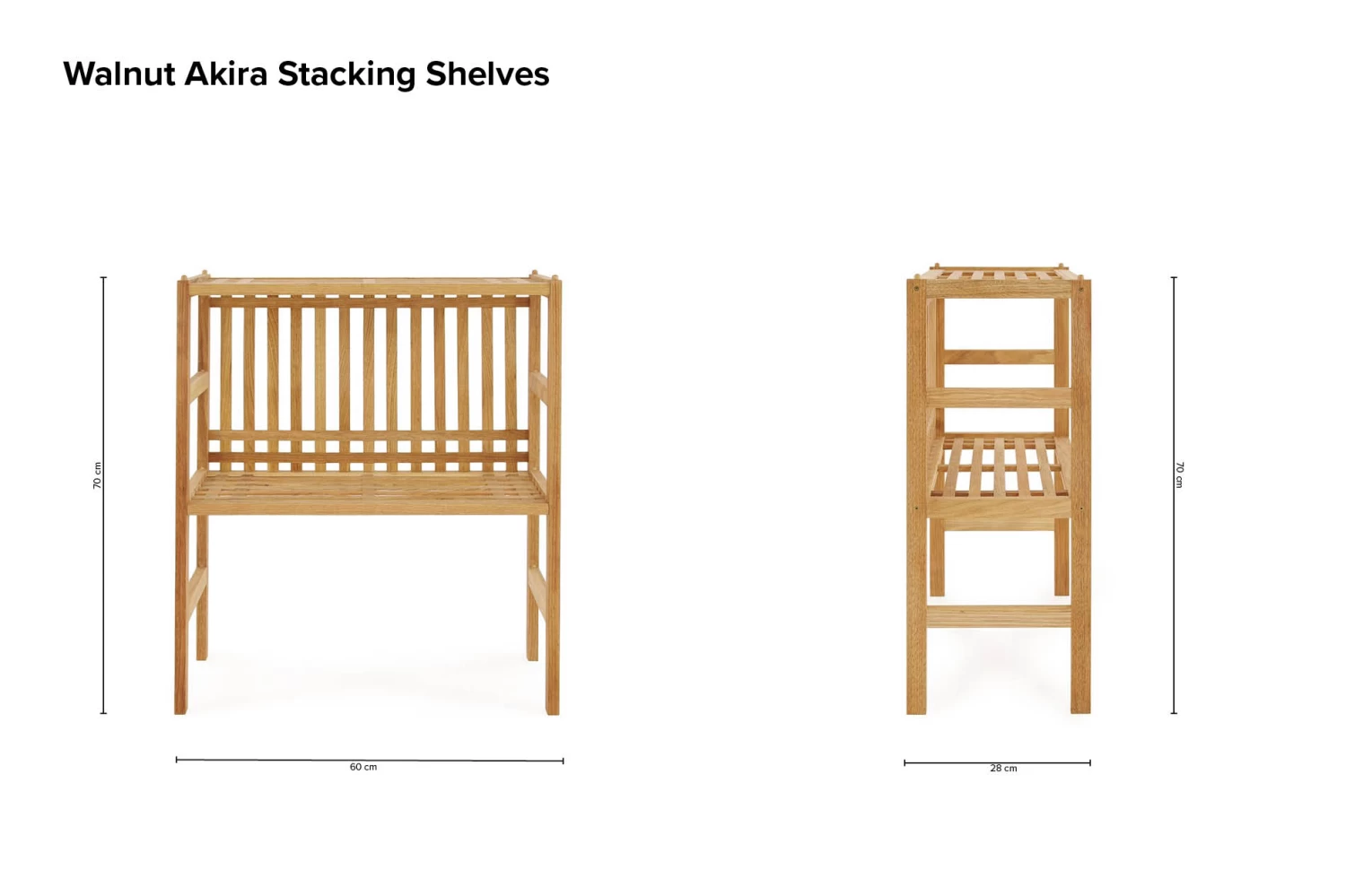 Walnut Akira Stacking Shelves 15 Walnut Akira Stacking Shelves - Image 15