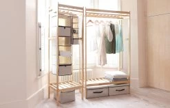 Drape Wardrobe (narrow) -Cozy Home Shop drape