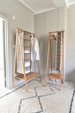 Narrow Bamboo Folding Wardrobe 16 Narrow Bamboo Folding Wardrobe -Cozy Home Shop folding wardrobe 2 wza0 je