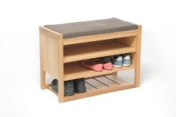 Oak Hallway Bench -Cozy Home Shop hallway bench 2