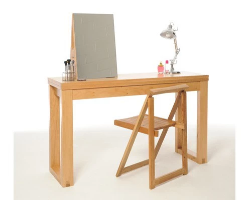 Oak Dressing Mirror With Drawers 2 Oak Dressing Mirror With Drawers - Image 2