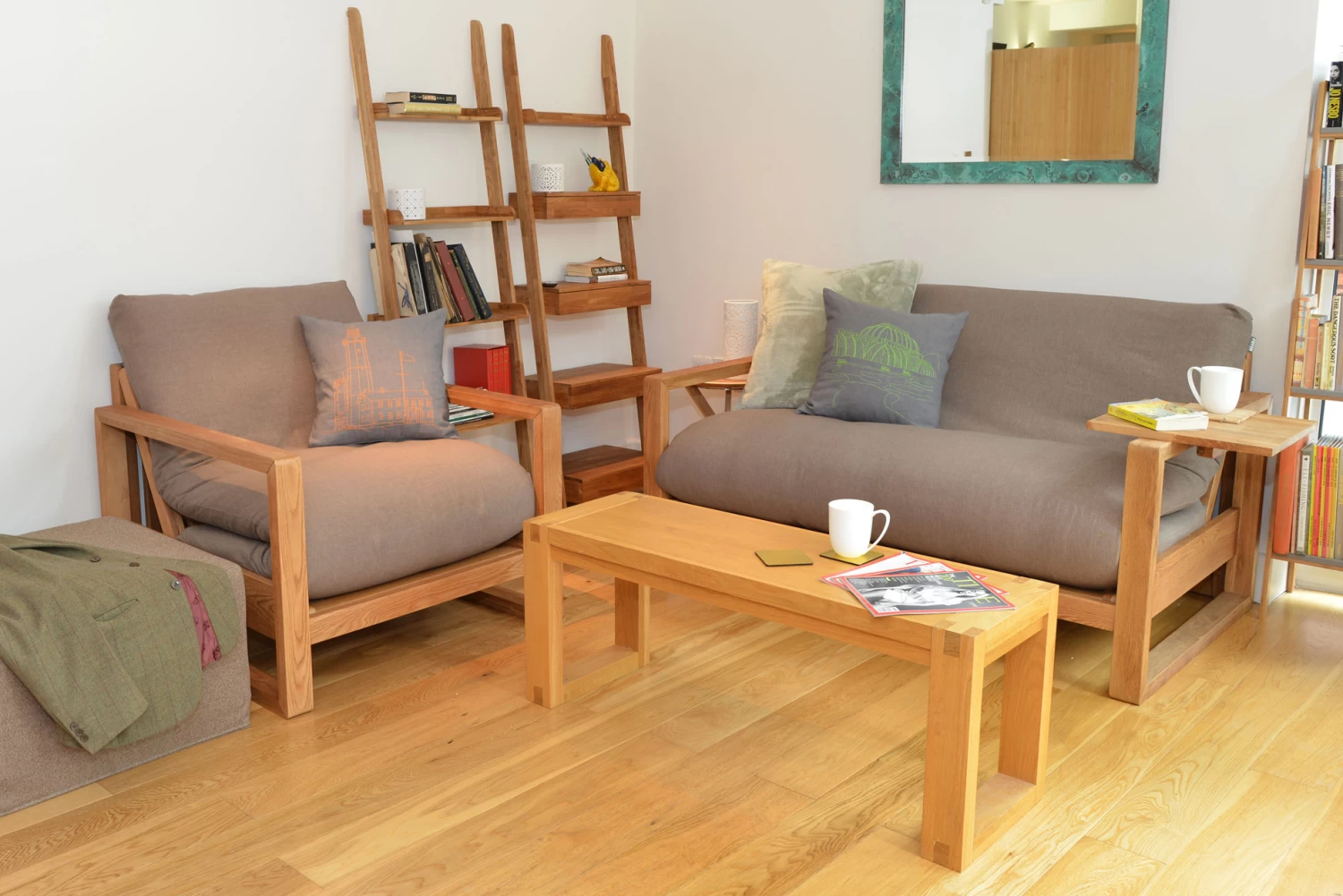 Oak Coffee Table 2 Oak Coffee Table - Image 2