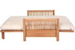 Oke - 2 Seater Solid Oak Sofa Bed -Cozy Home Shop oke 2 seater sofa bed 2