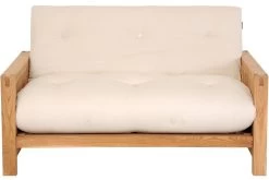 Oke - 2 Seater Solid Oak Sofa Bed -Cozy Home Shop oke 2 seater sofa bed 3