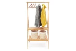 Bamboo 2-Shelf Folding Wardrobe 16 Bamboo 2-Shelf Folding Wardrobe -Cozy Home Shop st bam wrd 05 07 2018 1