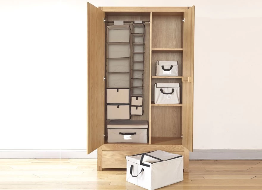 Canvas Storage Shoe Organiser 5 Canvas Storage Shoe Organiser - Image 5