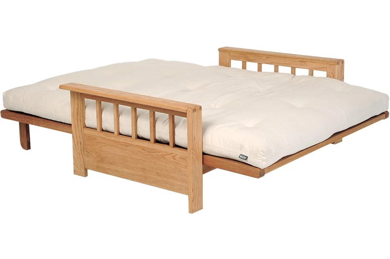 Vienna - 2 Seater Solid Oak Double Sofa Bed 2 Vienna - 2 Seater Solid Oak Double Sofa Bed - Image 2